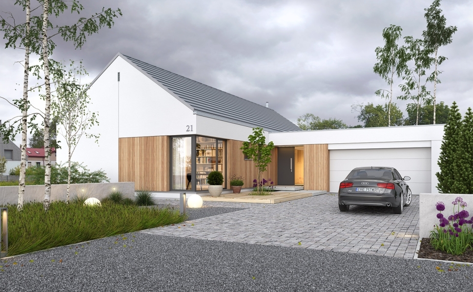 Nowoczesne projekty domów parterowych czy warto budować dom bez schodów